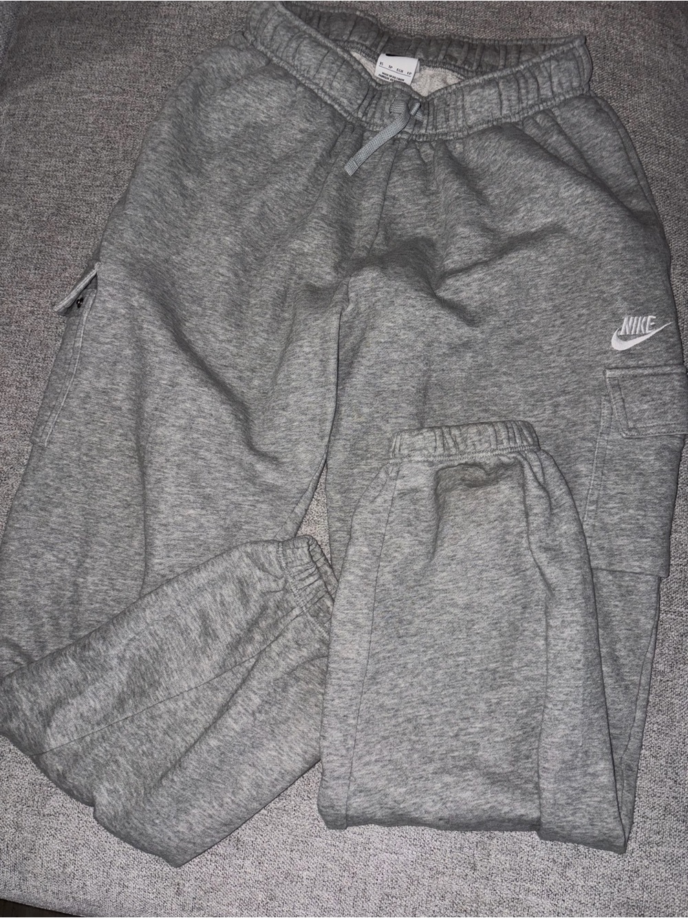 Nike  Grey Heather Jogger Sweatpants